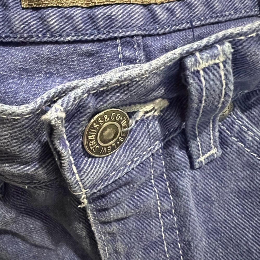 Vintage Levi's Women's High Waisted Blue Jean Shorts Levi’s 900 Series - Picture 6 of 6
